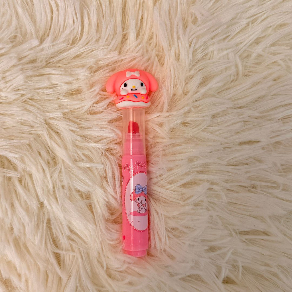 Sanrio Sweet Treats 3D Donut Highlighter Set - 5-Piece Kawaii Marker Pack