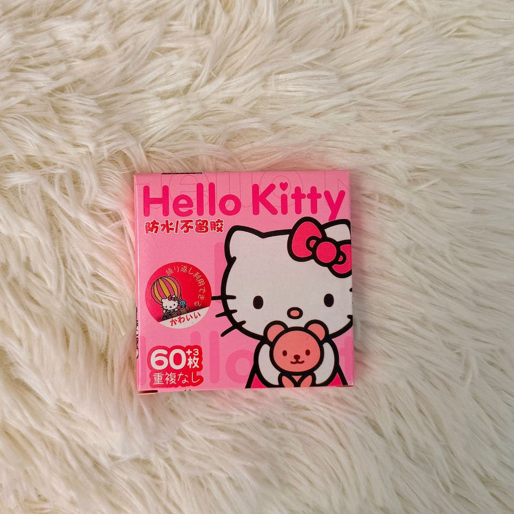 Kawaii Sanrio Friends Waterproof Sticker Box - 60 Unique Pieces