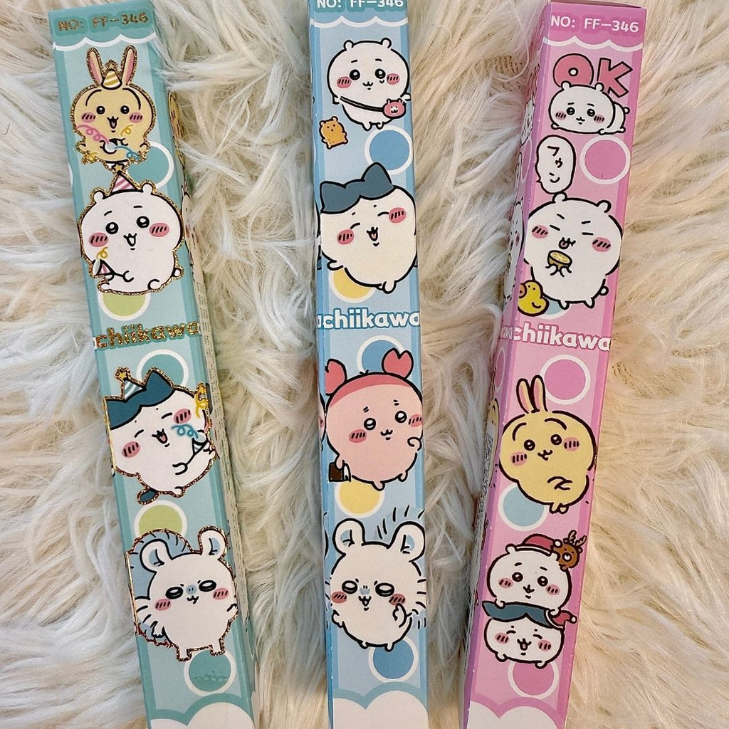 Chiikawa 'Small & Cute' Ballpoint Pen Trio - 3-Piece Kawaii Set