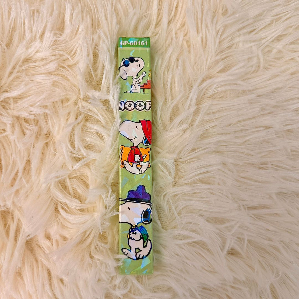 Holographic Snoopy Ballpoint Pen Duo - Green & Yellow Laser Set